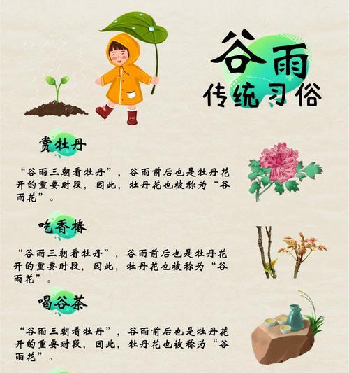 谷雨节气有哪些趣味习俗？（谷雨风雅：细雨润物细无声）