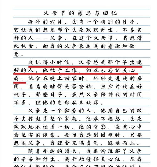 有关作文父亲节的安排的作文怎么写（《父亲节的计划与孝心》）