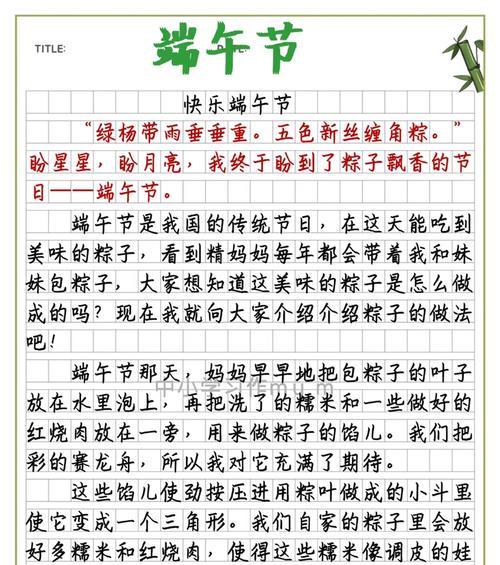 有关端午节作文精彩句子的作文怎么写（《端午安康：小学生的传统节日新体验》）