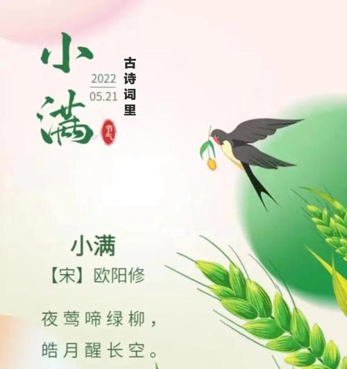 小满节气有哪些古人诗词描写？（《小满诗韵：盛夏之前的微妙和谐》）