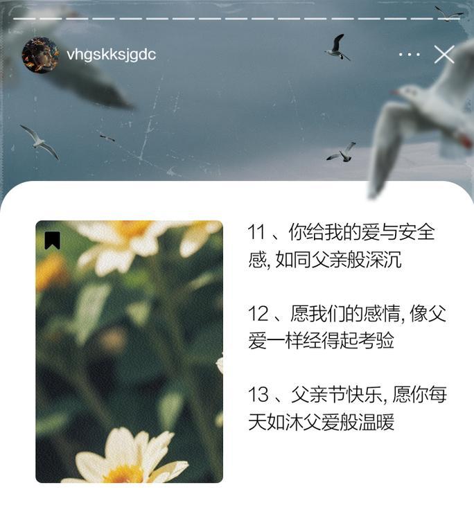 父亲节送情人的句子短句好句有哪些？（《古韵悠扬，父爱如山——父亲节寄情》）