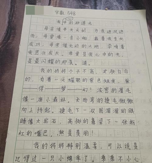 郝邵文的作文用英语怎么说（《心灯》——郝邵文母亲节的温暖记忆）