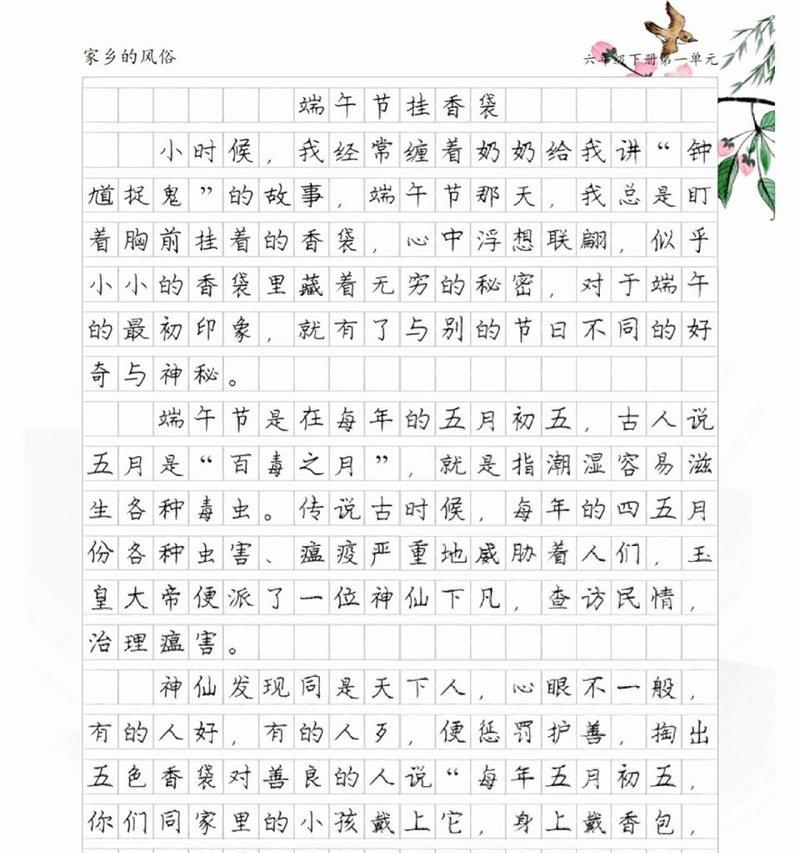 有关写端午节家乡的风俗作文的作文怎么写（《端午风情，小城故事》）