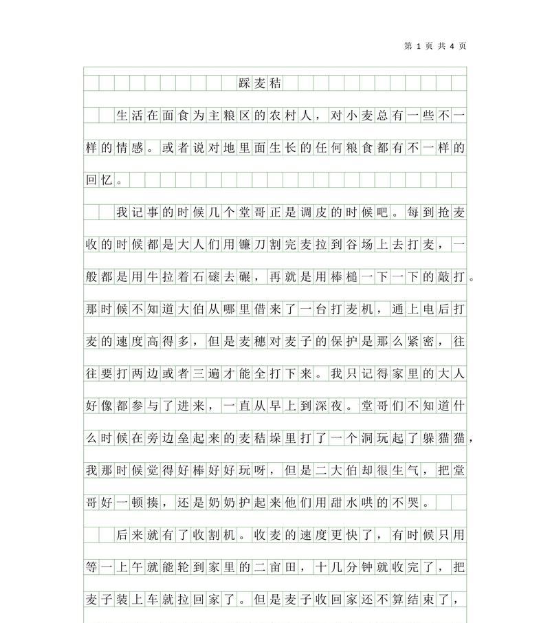 有关芒种的作文800字（《芒种节气的小故事》）