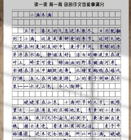 小满未满,恰到好处!寓意（《初夏的未满篇章——雨后翠竹下的青春誓言》）
