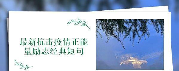 我们用爱与勇气战胜疫情（我们用爱与勇气战胜疫情）